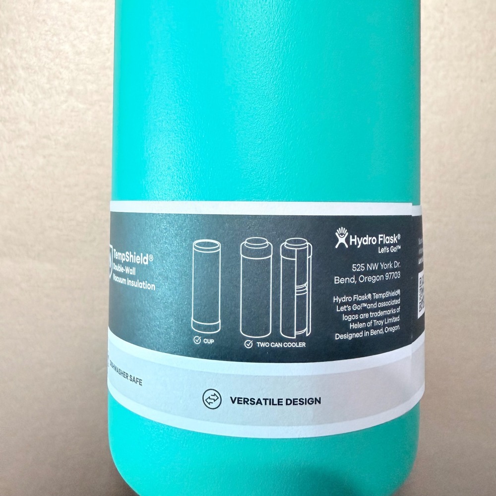 Hydro Flask Tandem Cooler Cup 26 oz Laguna Teal Insulated Can Holder KK454 - Picture 5 of 7
